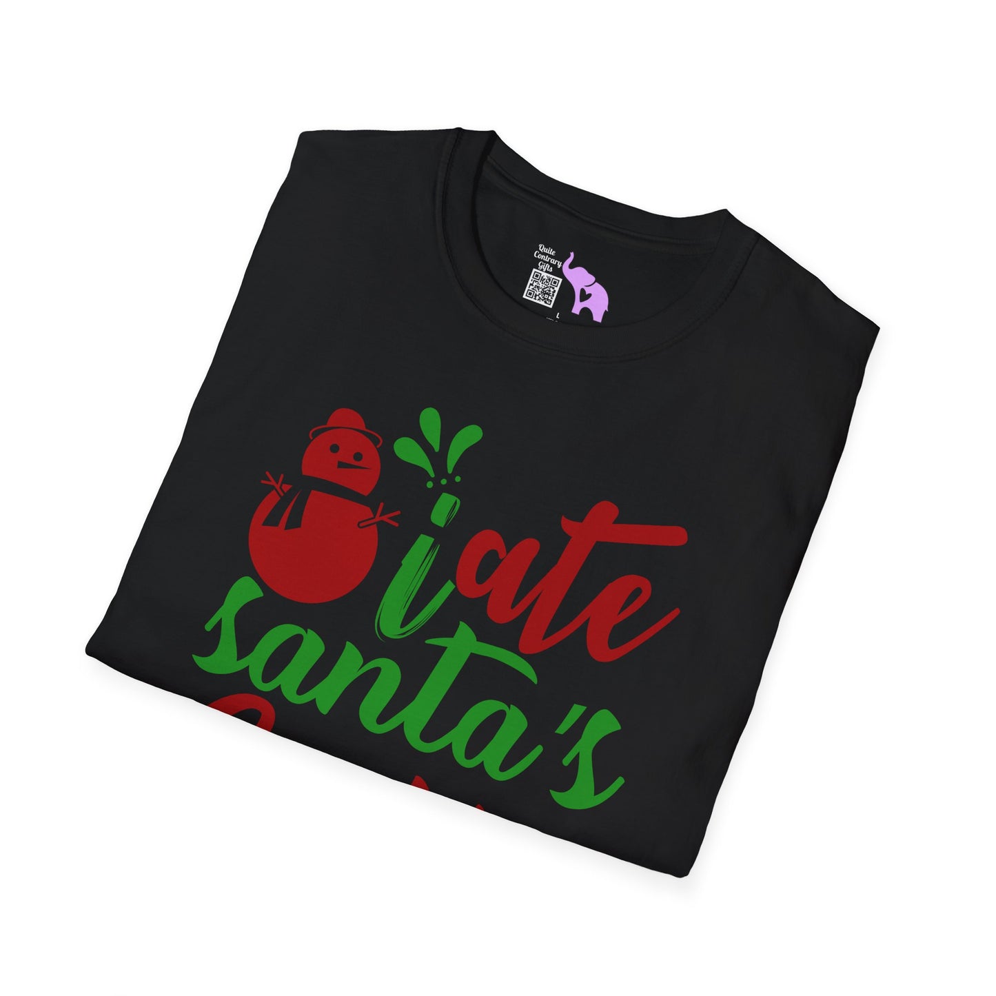 I Ate Santa's Cookies Adult T-shirt