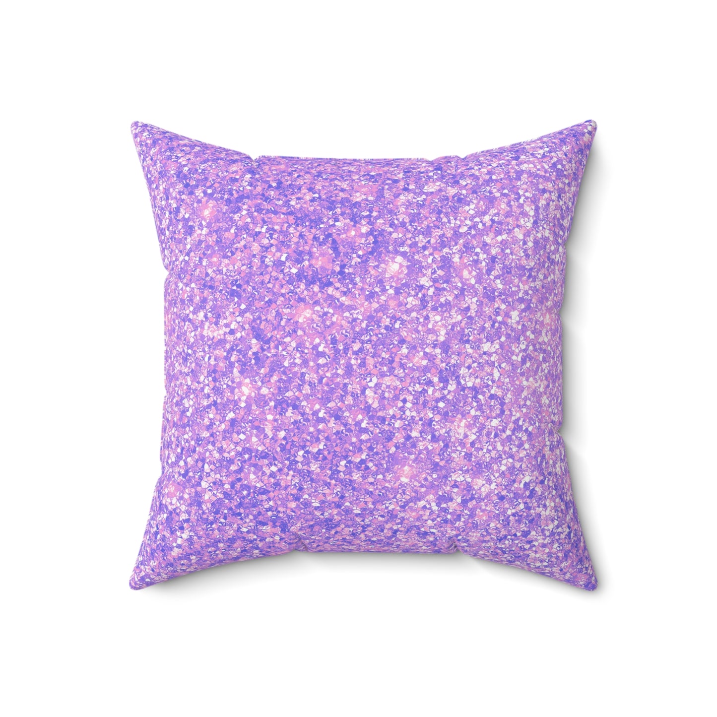 Lavender Crystal Throw Pillow