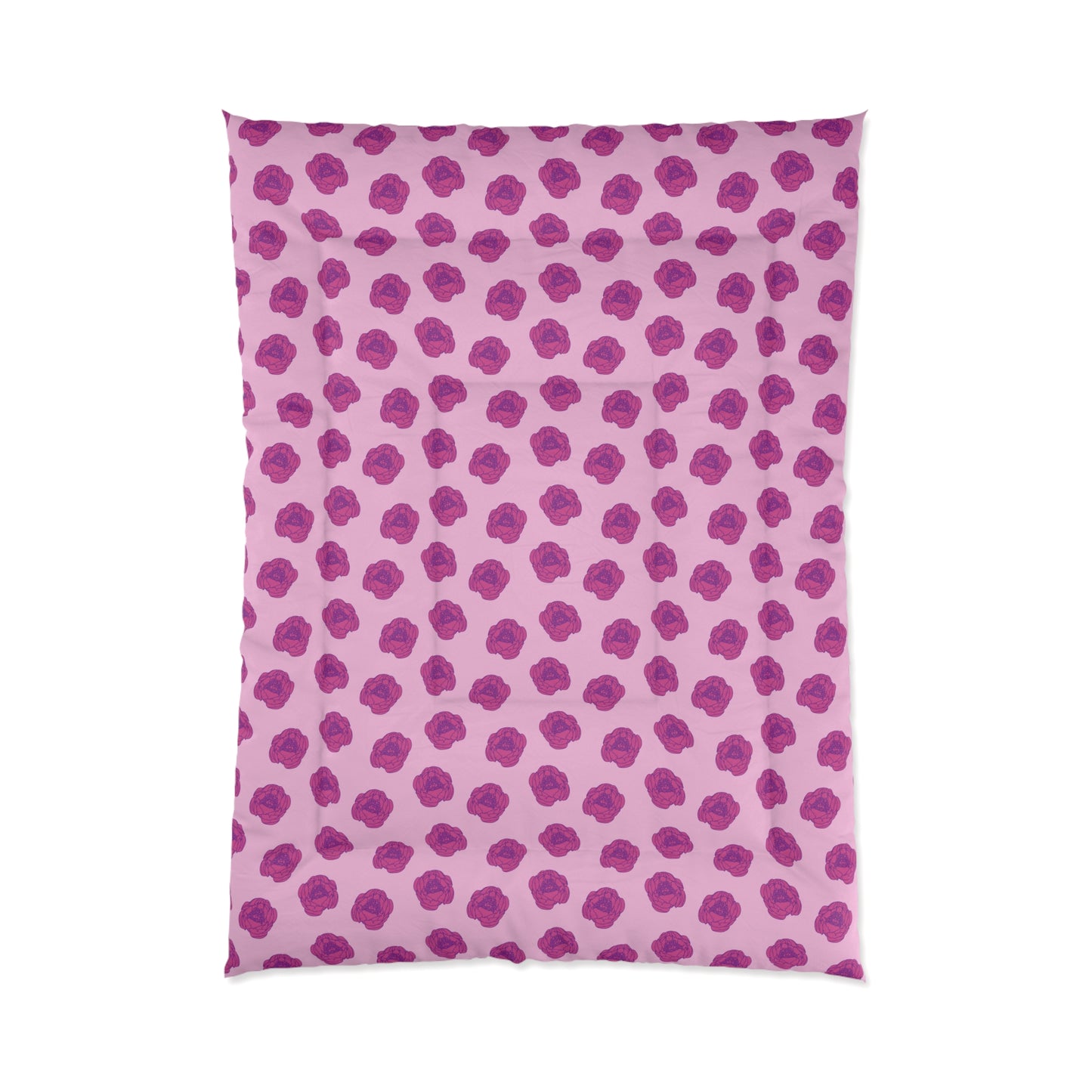 Rosy Dream Peonies Comforter