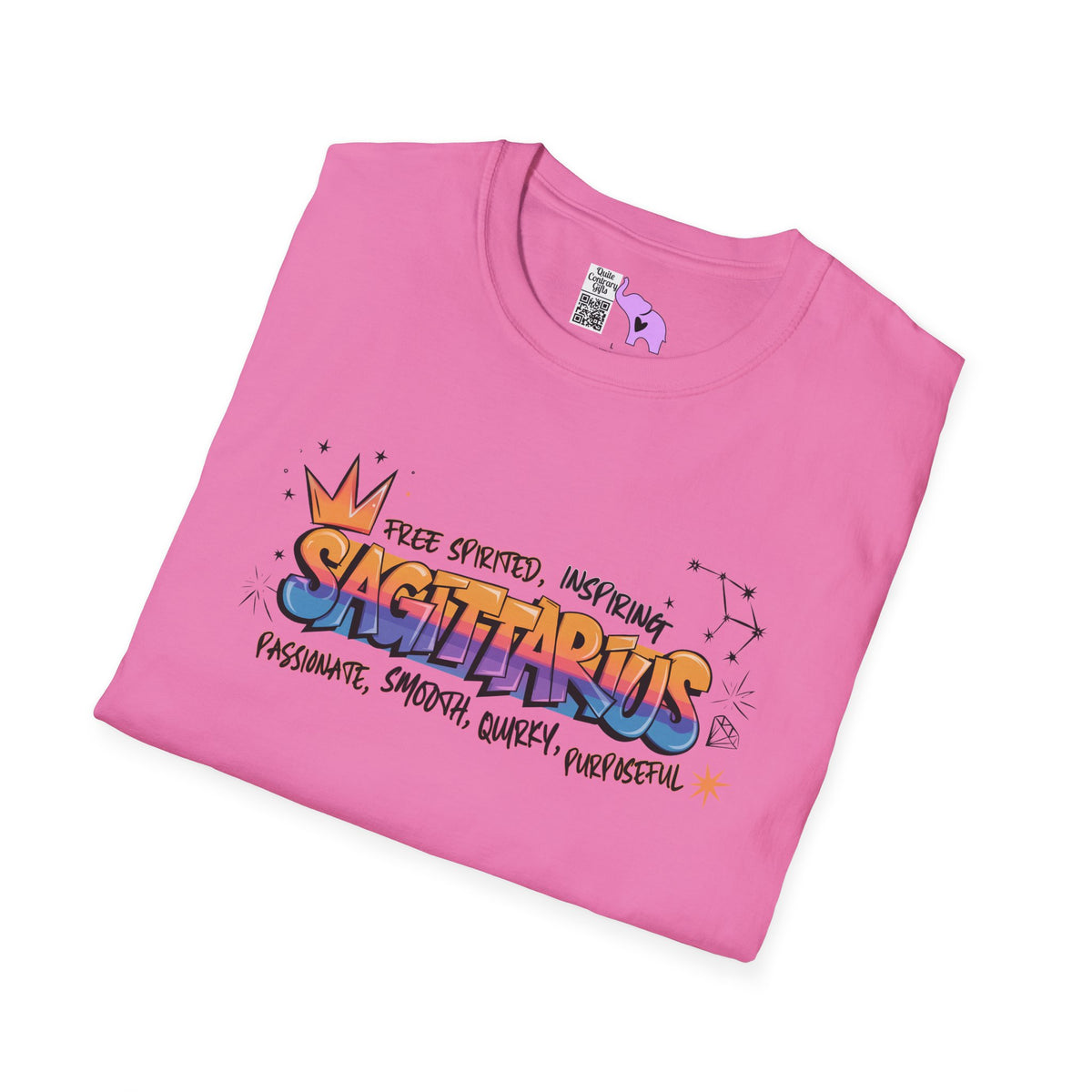 Sagittarius Street Art Adult T-shirt