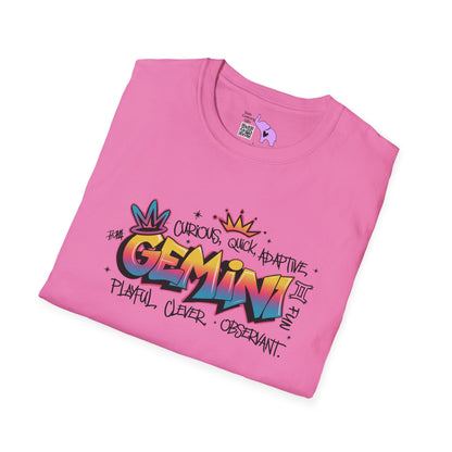 Gemini Street Art Adult T-shirt