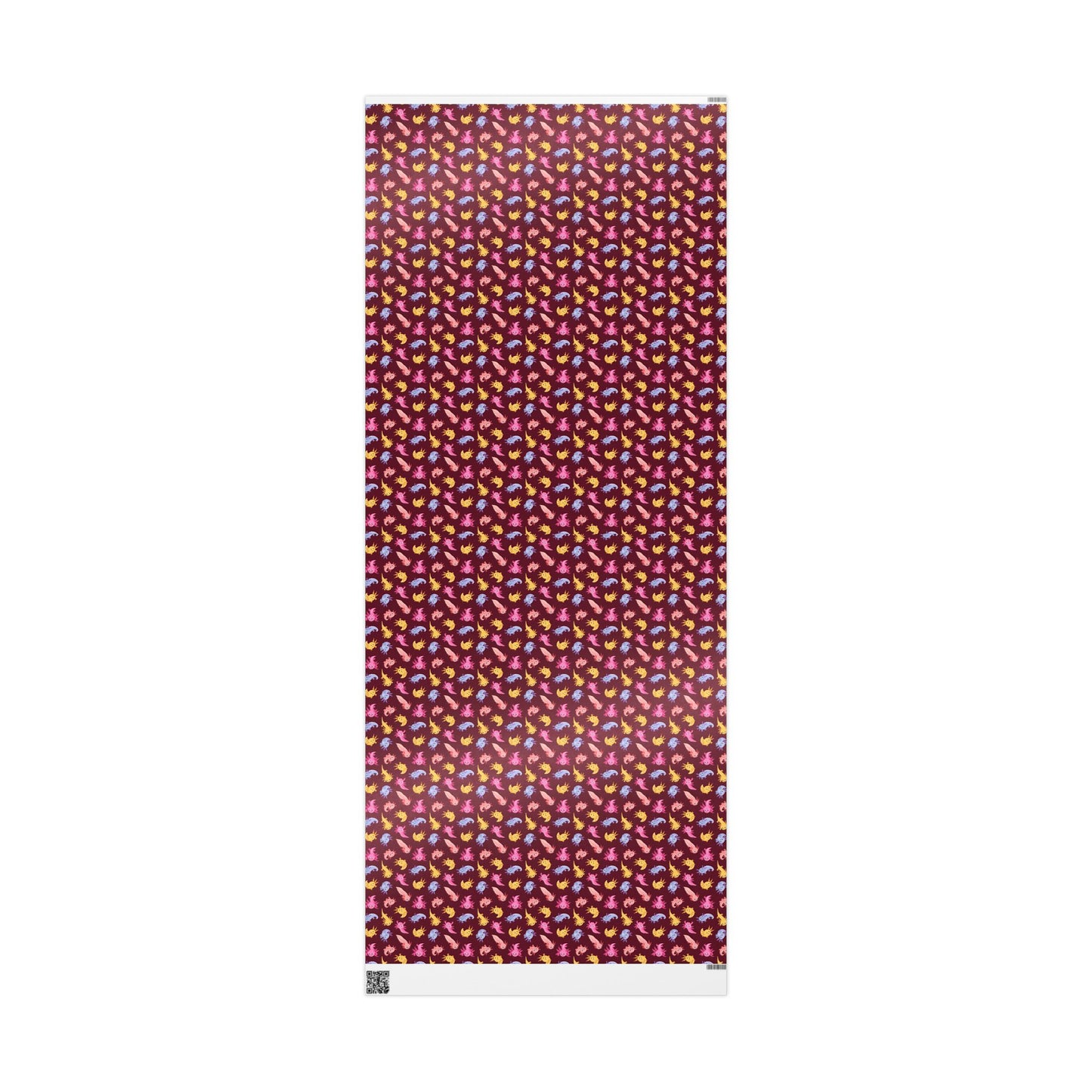 Crimson Axolotls Wrapping Paper
