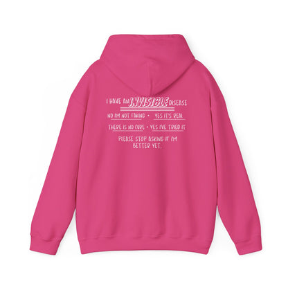 I'm An Invisible Warrior Heavy Blend™ Hooded Sweatshirt