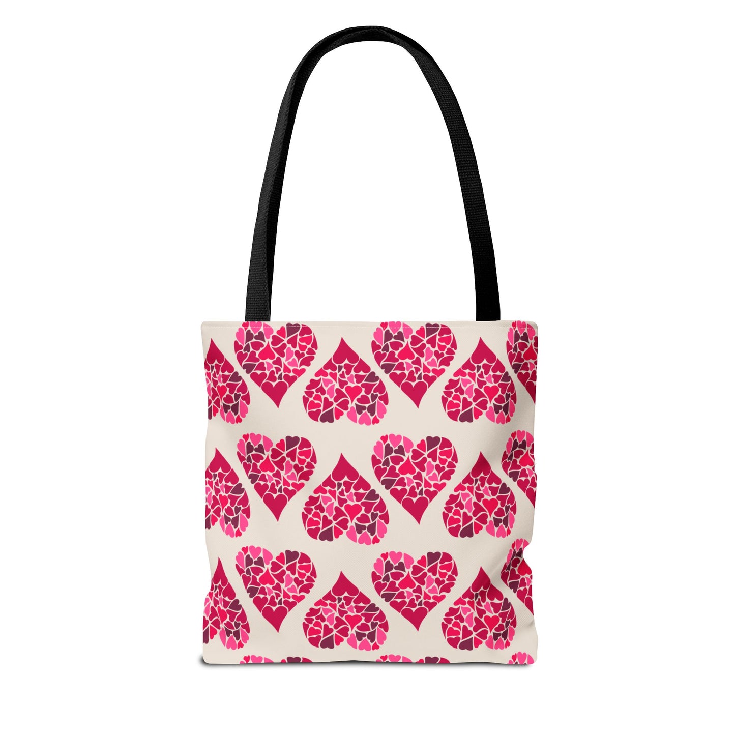 Simple Hearts Canvas Tote Bag
