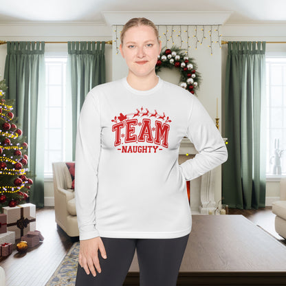 Team Naughty Adult Long Sleeve Tee