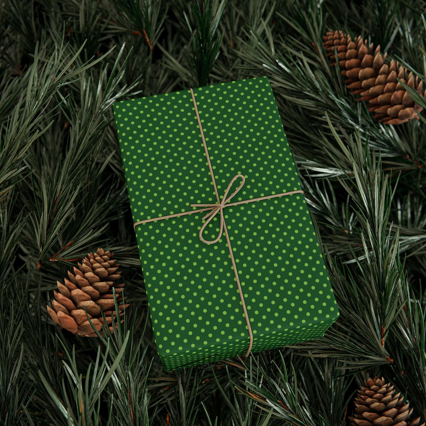 Mistletoe Spots Wrapping Paper