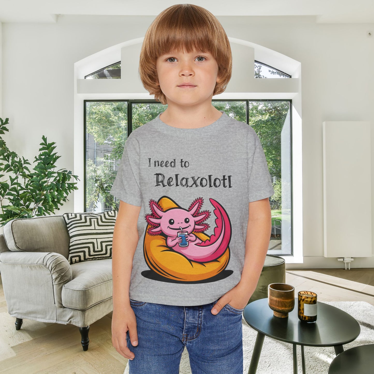 I Need to Relaxolotl Heavy Cotton™ Toddler T-shirt