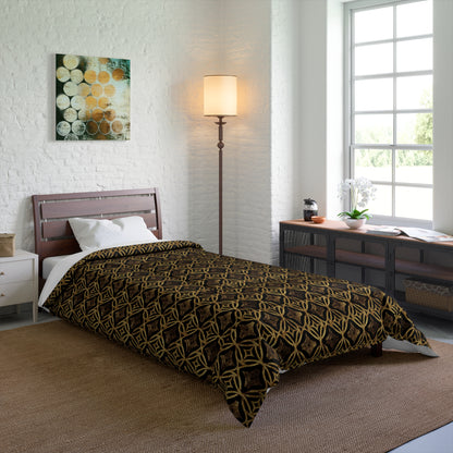 Golden Star Lattice Comforter