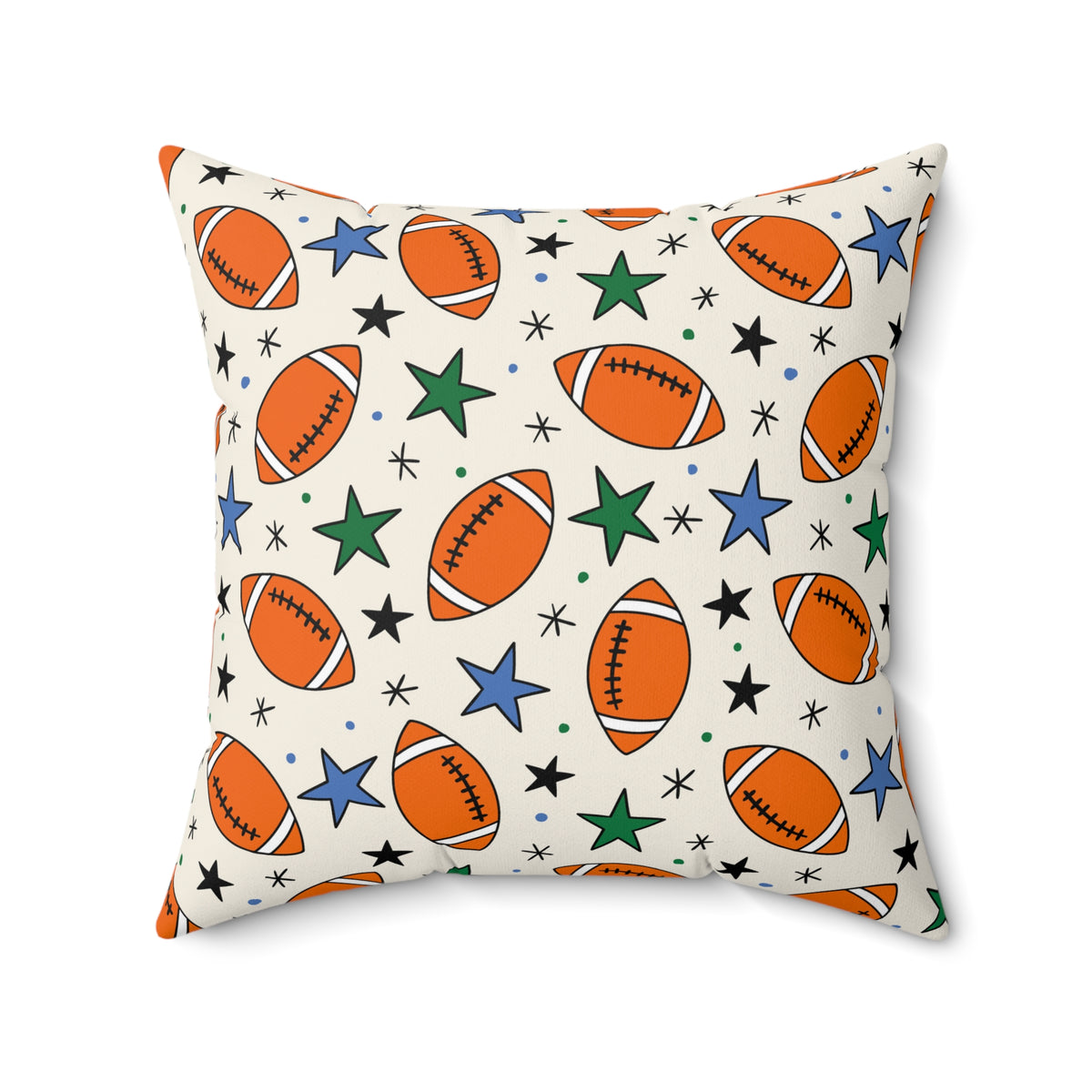 Touchdown Stars Throw Pillow