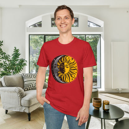 Sun Moon Stars Adult T-shirt