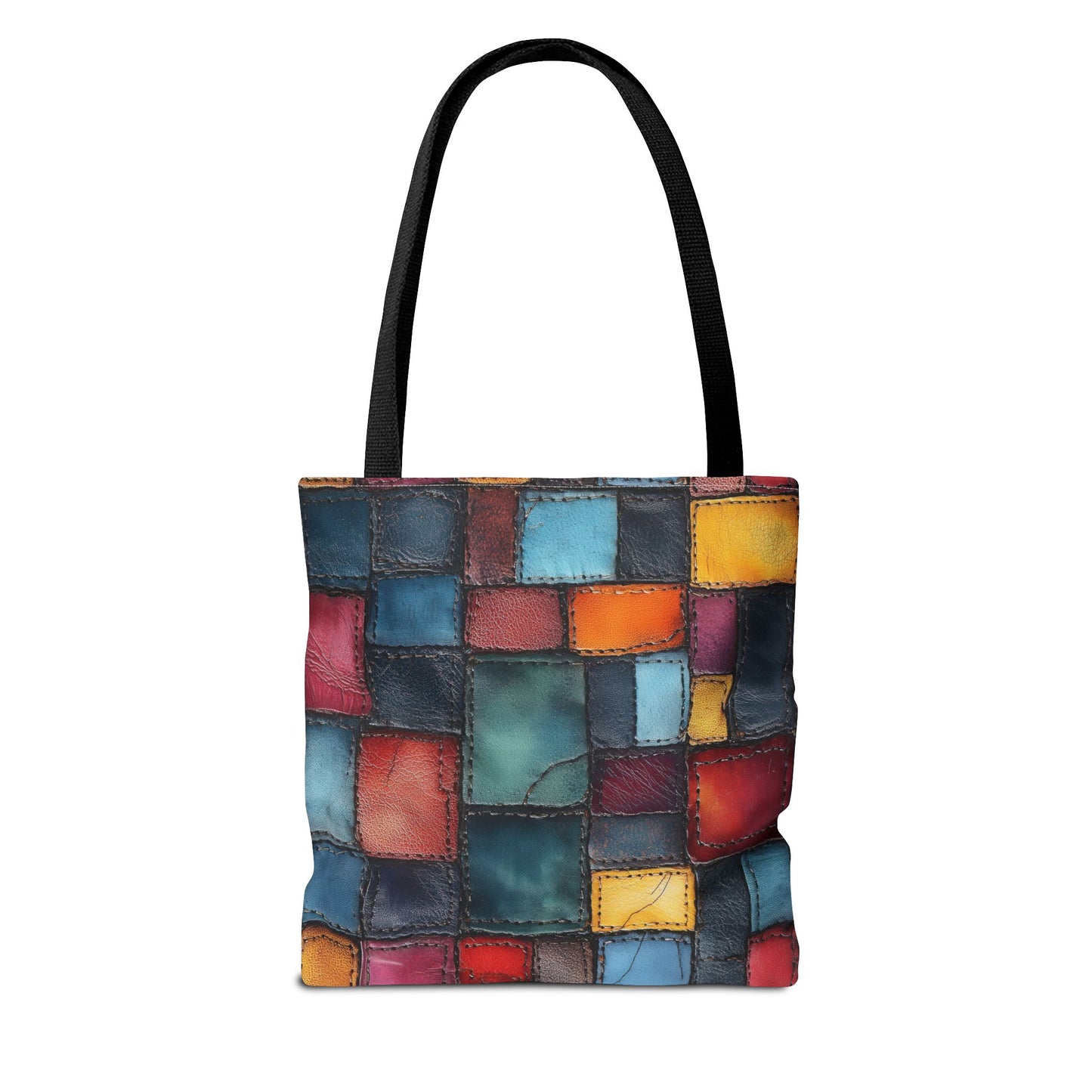 Colorblock Craze Canvas Tote Bag