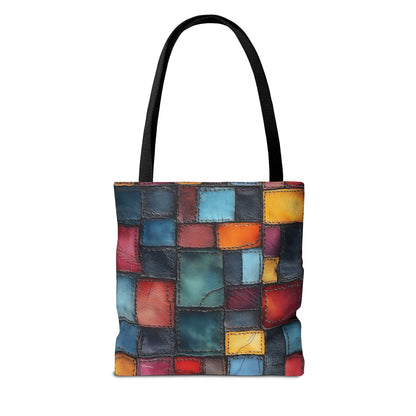 Colorblock Craze Canvas Tote Bag
