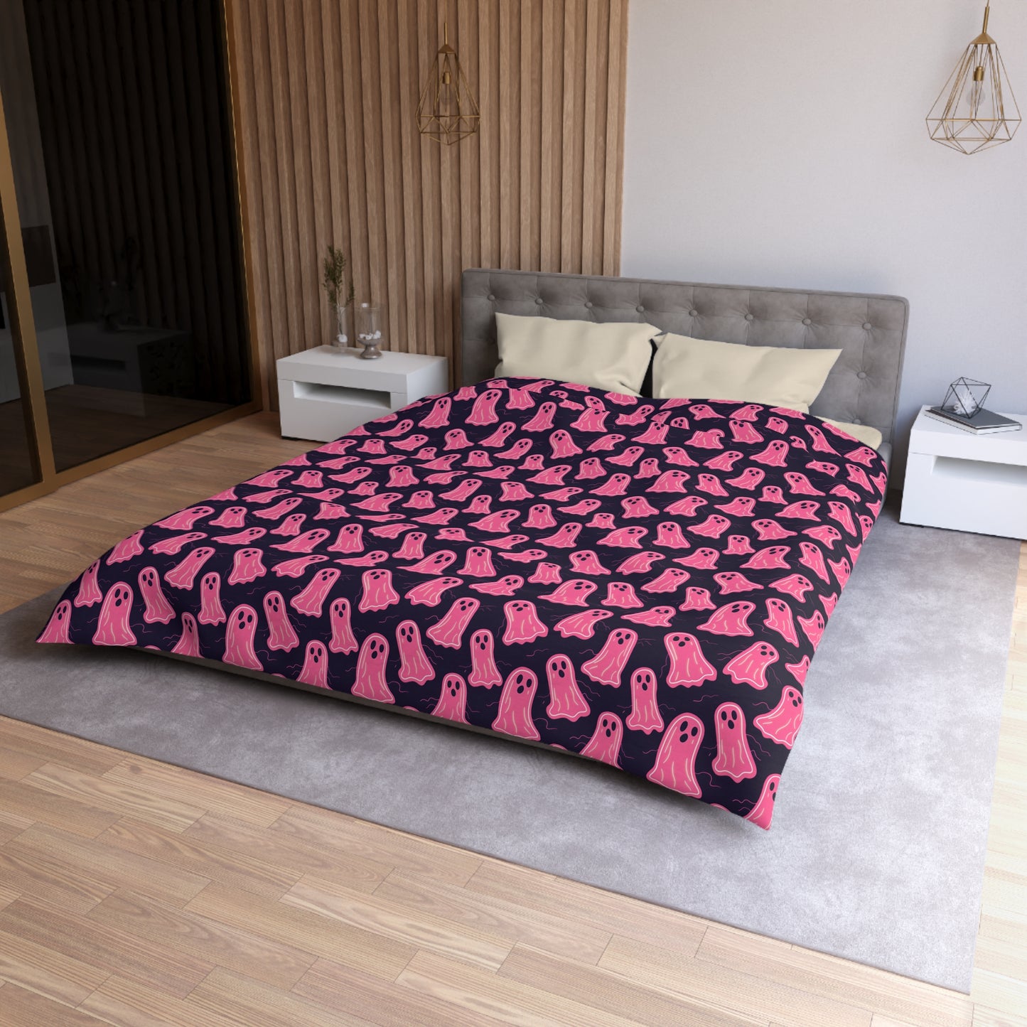 Boo Crew Microfiber Duvet Cover