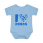 I Love Dinos (Dino Heart) Infant Baby Rib Bodysuit