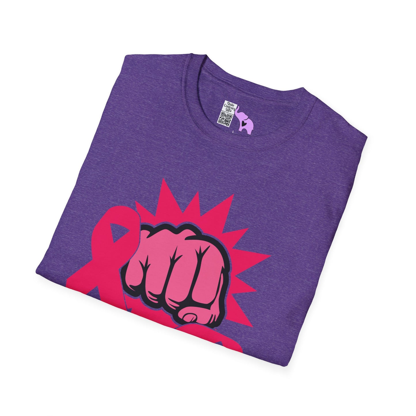Breast Cancer Warrior Punch Adult T-shirt
