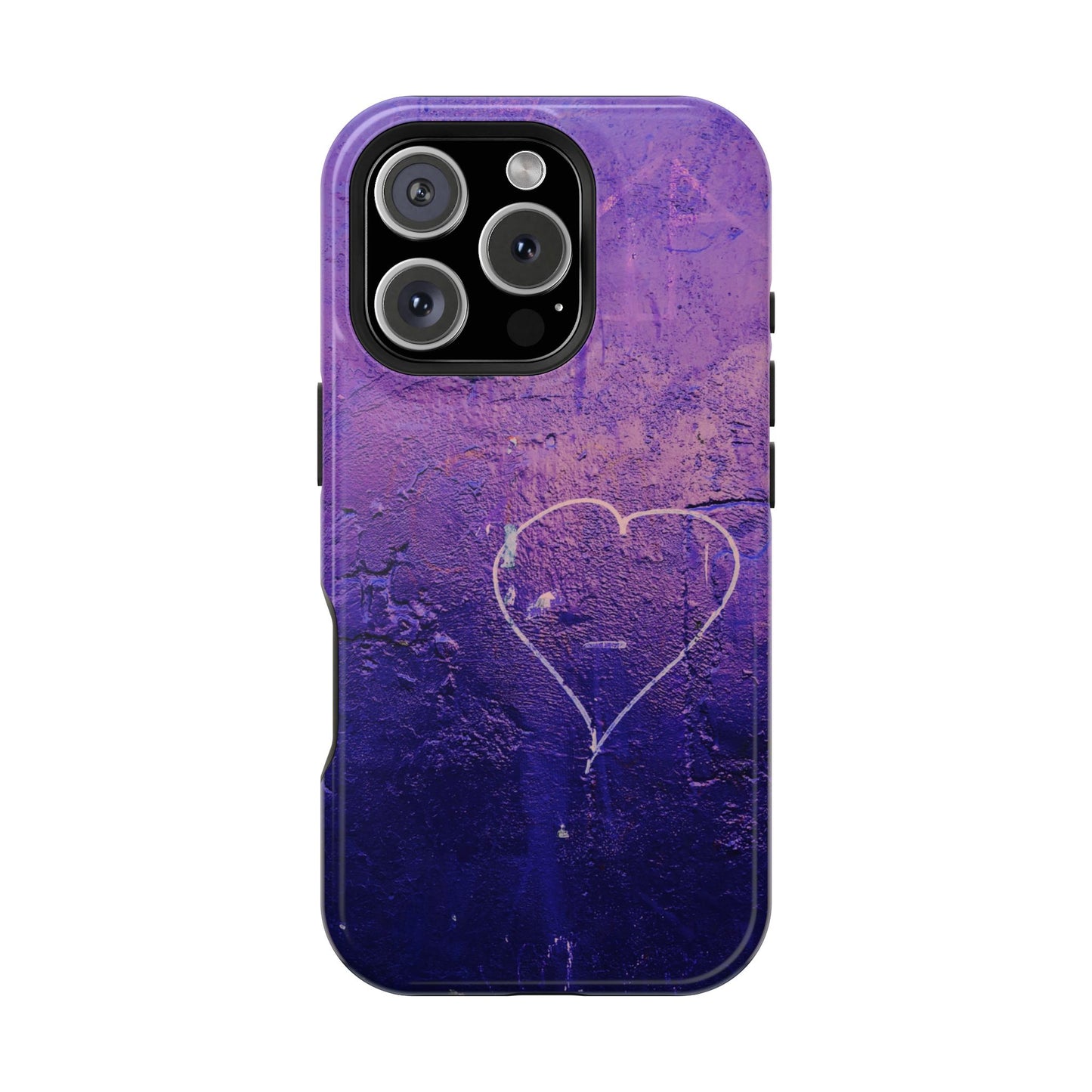 Purple Heart Wall MagSafe® Compatible Tough Case for iPhone