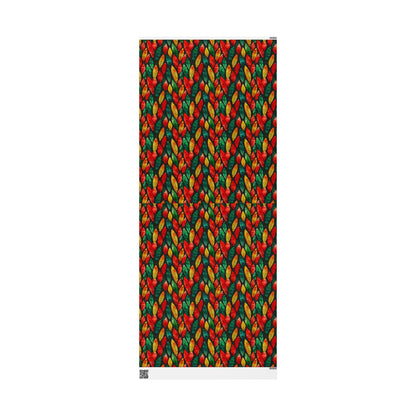 Festival Fire Kwanzaa Wrapping Paper