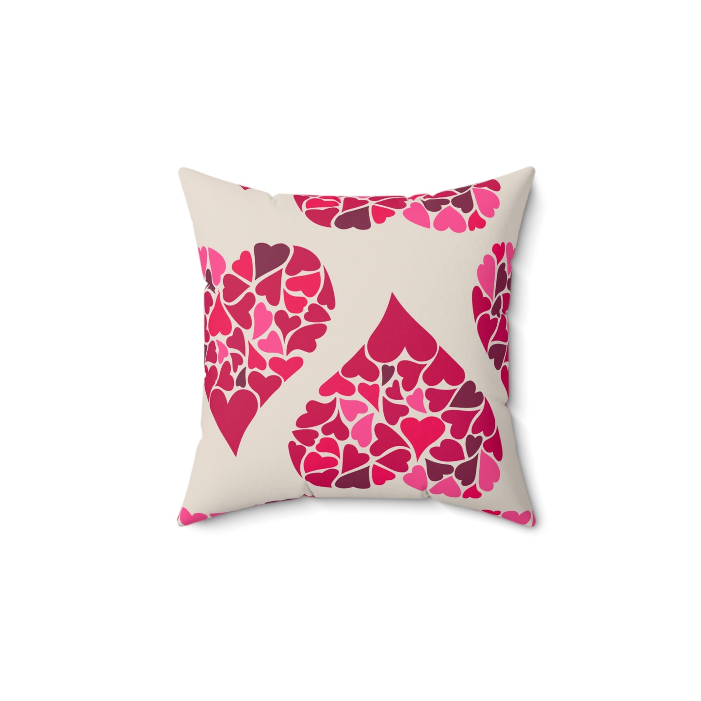 Simple Hearts Throw Pillow