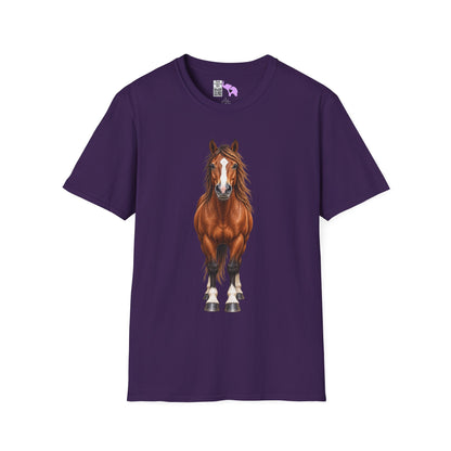 ""Front to Back Horse Lover Adult T-shirt