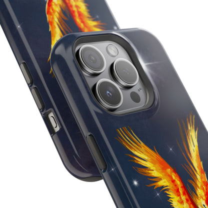 Phoenix Over Nebula MagSafe® Compatible Tough Case for iPhone