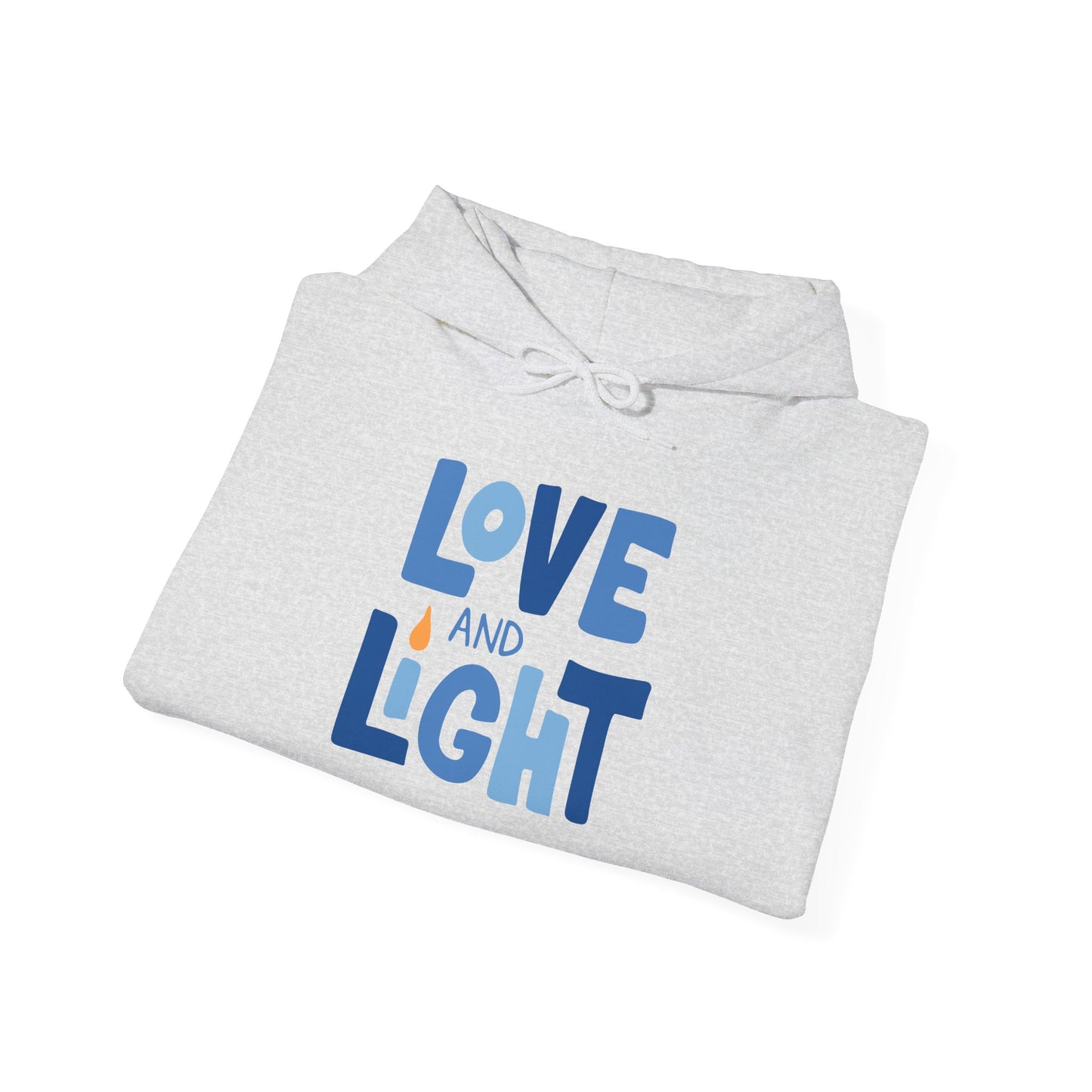 Hanukkah Love & Light 2 Adult Heavy Blend™ Hooded Sweatshirt