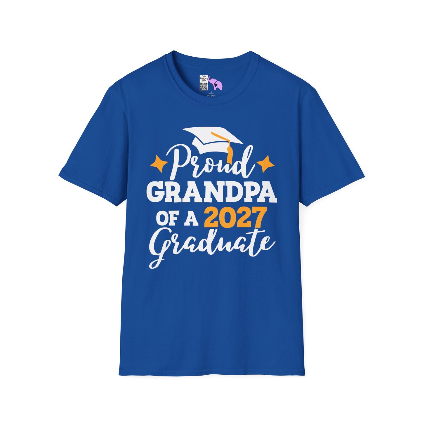 Proud Grandpa of a 2027 Graduate Adult T-shirt