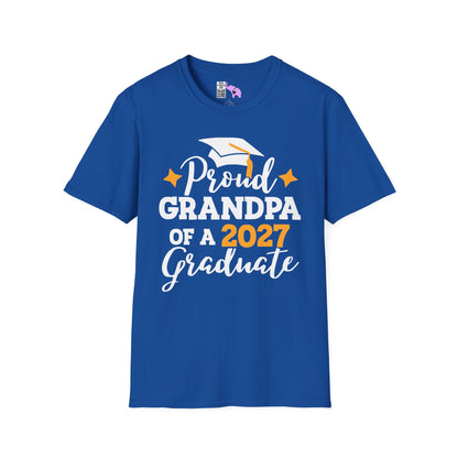 Proud Grandpa of a 2027 Graduate Adult T-shirt