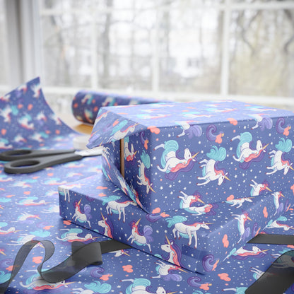 Dreamy Unicorn Sky Wrapping Paper