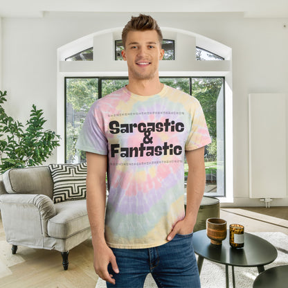 Sarcastic & Fantastic Spiral Tie-Dye Adult Tee