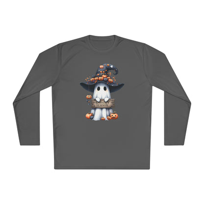 Spooky Season Cute Ghost Adult Long Sleeve Tee