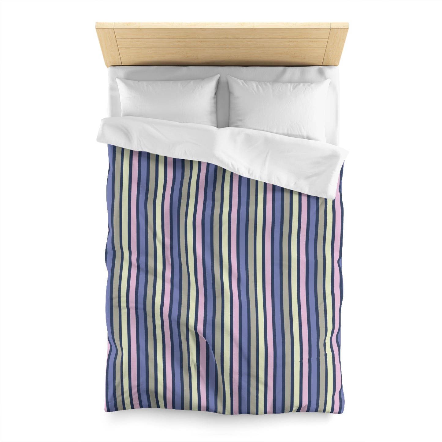 Earthy Stripes Microfiber Duvet Cover