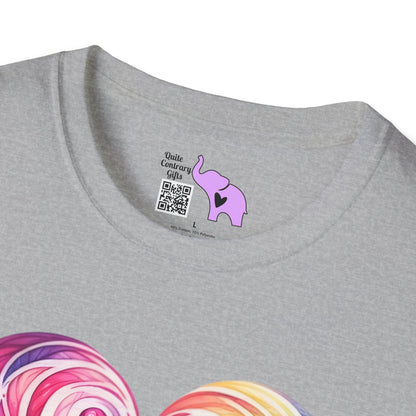 Colorwave Heart Adult T-shirt