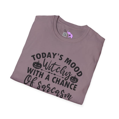 Today's Mood Witchy With A Chance of Sarcasm Adult T-shirt