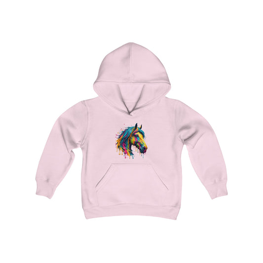 Colorful Horse Youth Hoodie