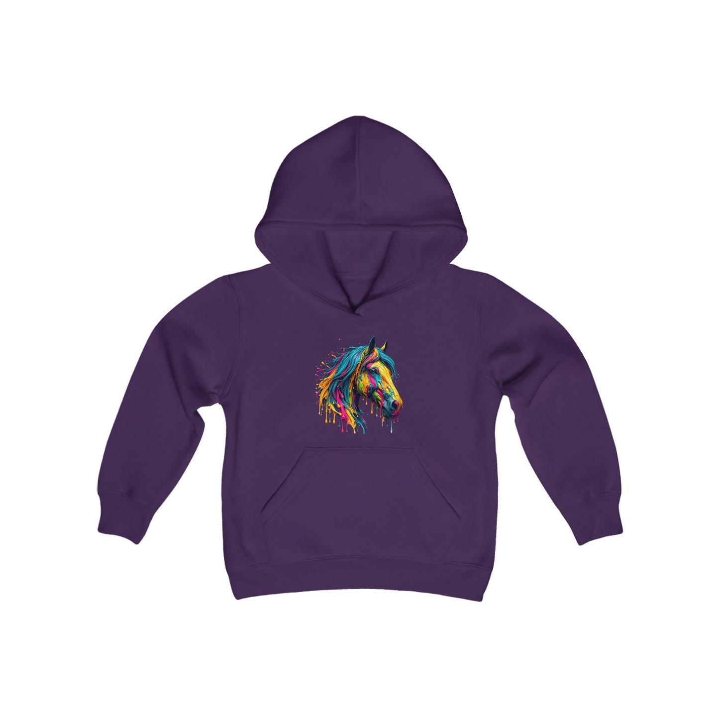 Colorful Horse Youth Hoodie