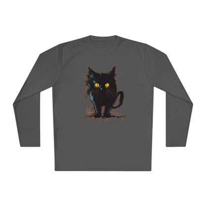 Black Kitten Adult Long Sleeve Tee