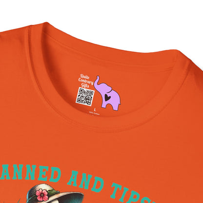 Tanned & Tipsy Skeleton Adult T-shirt