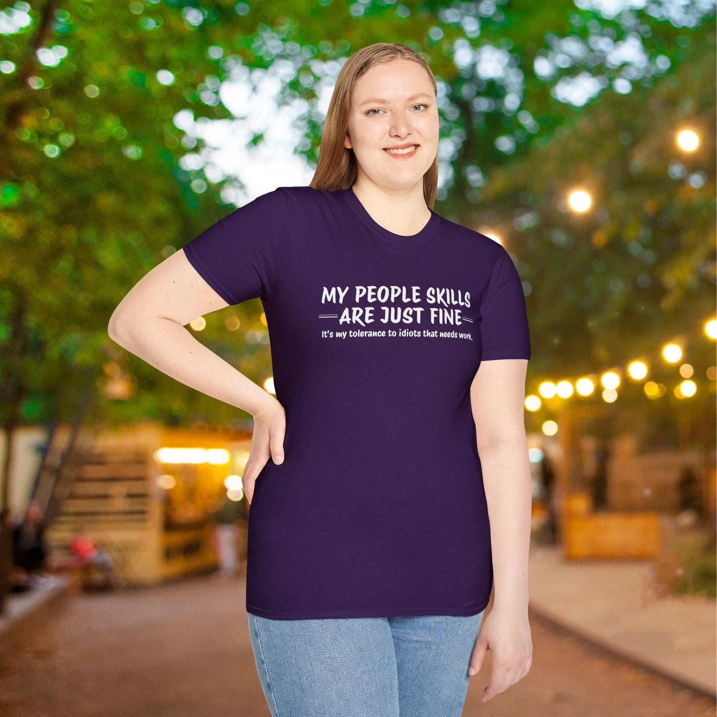 My People Skills Are Just Fine... Adult T-shirt