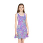 Lavender Mist Camo Girls' Sleeveless Sundress