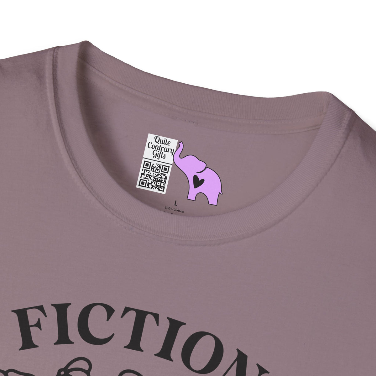 Fiction Addiction (Flowers, Open Book) Adult T-shirt