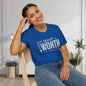 Know Your Worth Then Raise The Bar Adult T-shirt