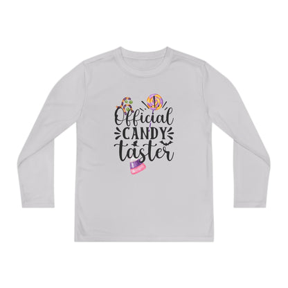 Official Candy Taster Youth Long Sleeve Tee