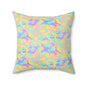 Dreamsicle Camo Throw Pillow