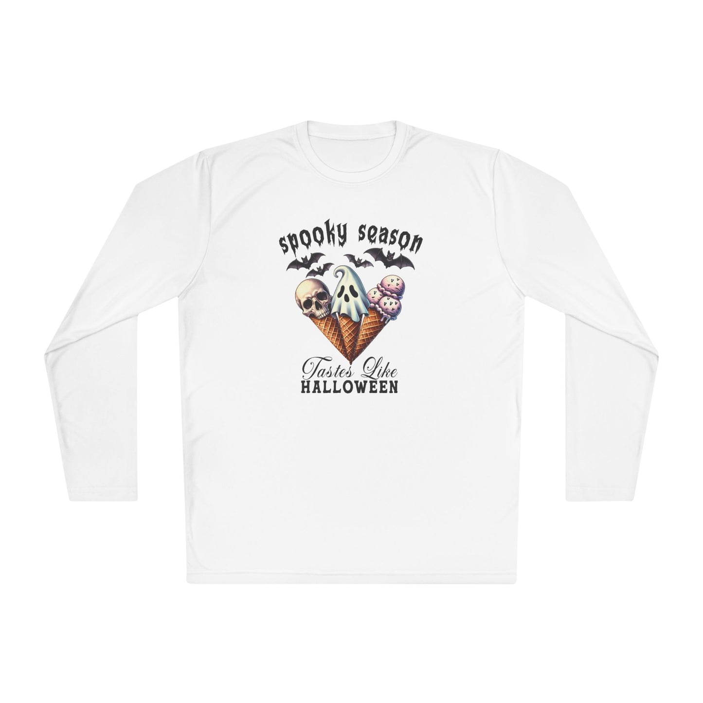 Spooky Season Tastes Like Halloween Lightweight Long Sleeve Tee