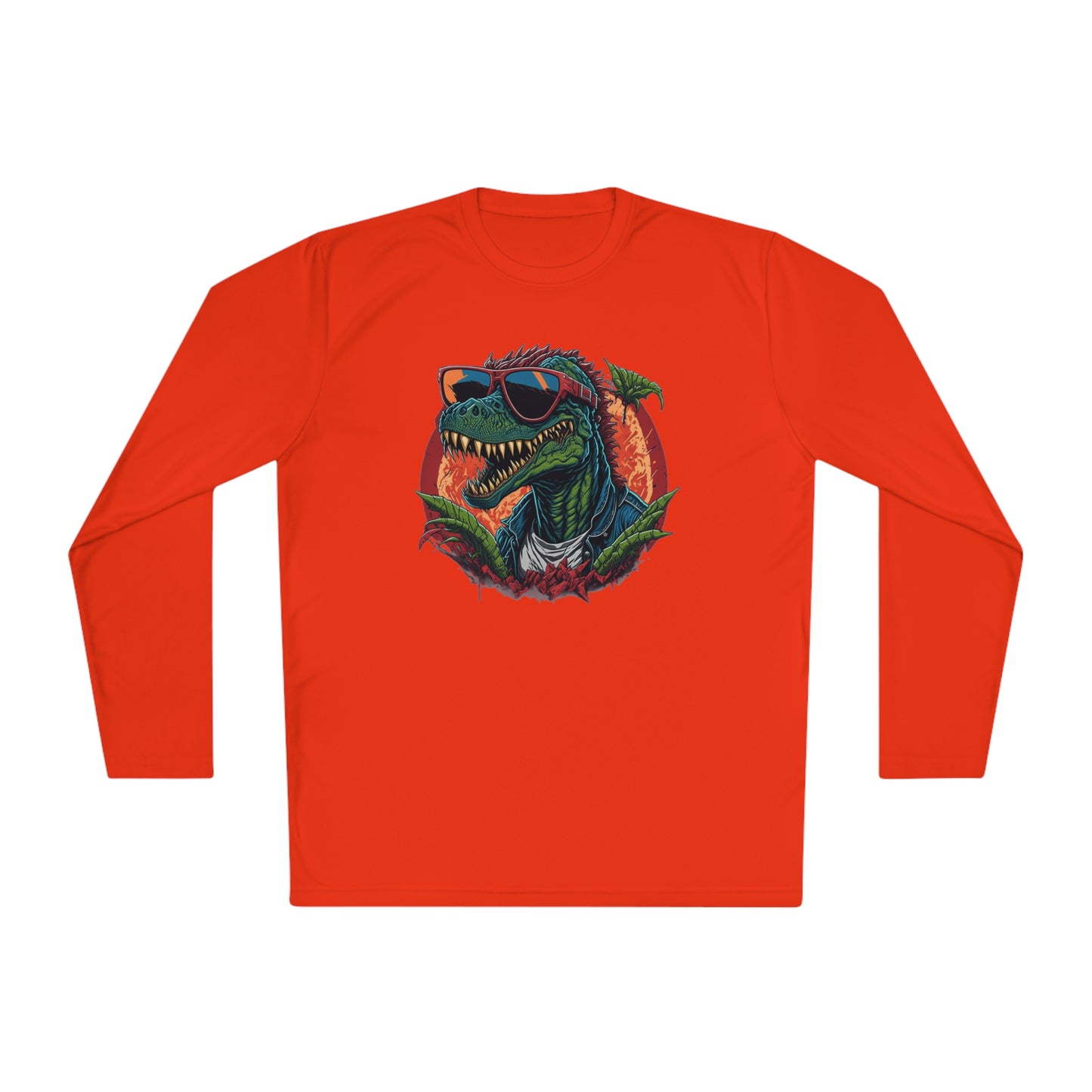 Cool Dinosaur Adult Long Sleeve Tee