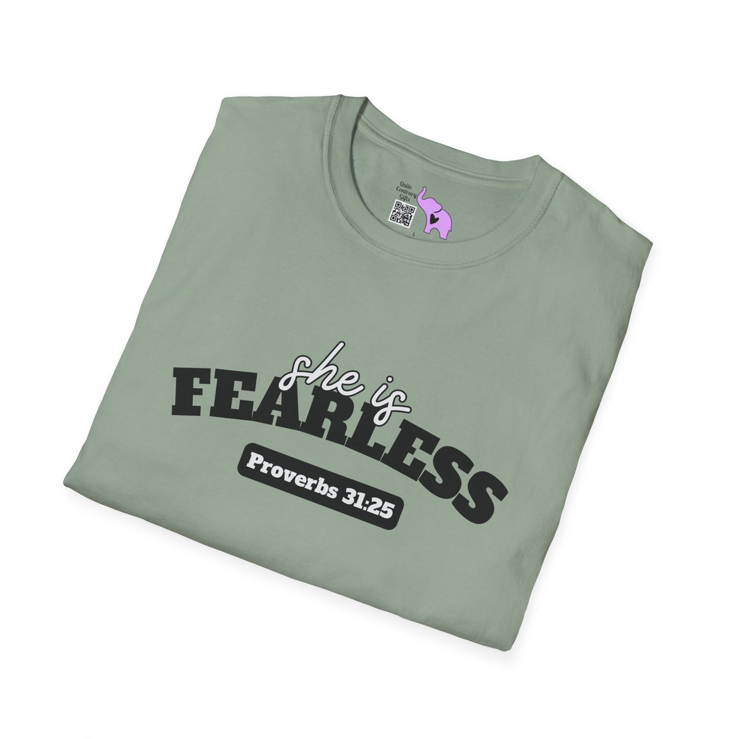 She Is Fearless Proverbs T-shirt