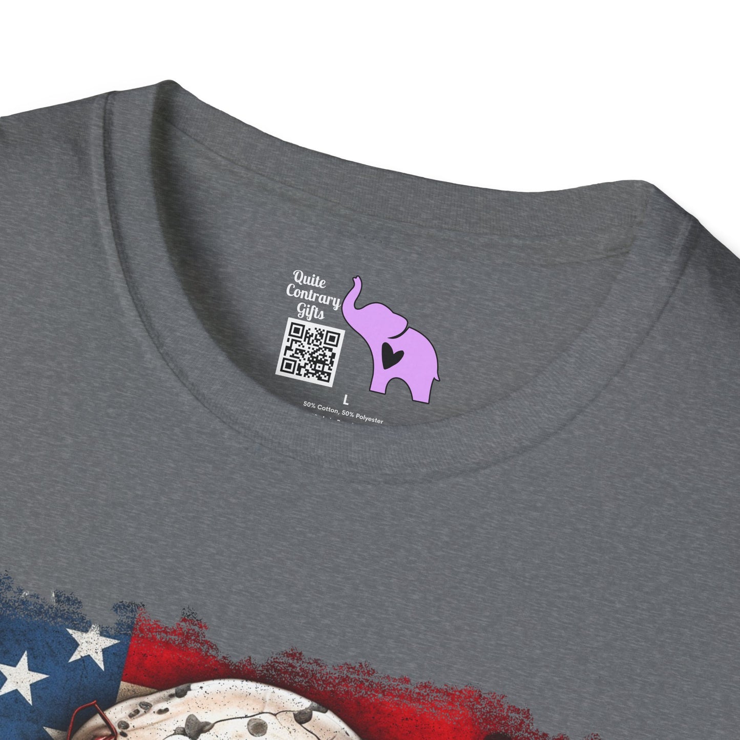 America Skull Adult T-shirt