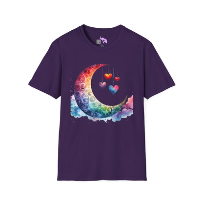 Moon in Love Adult T-shirt