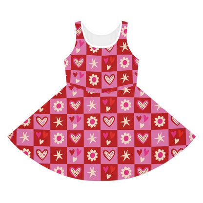 Valentine Toss Girls' Sleeveless Sundress