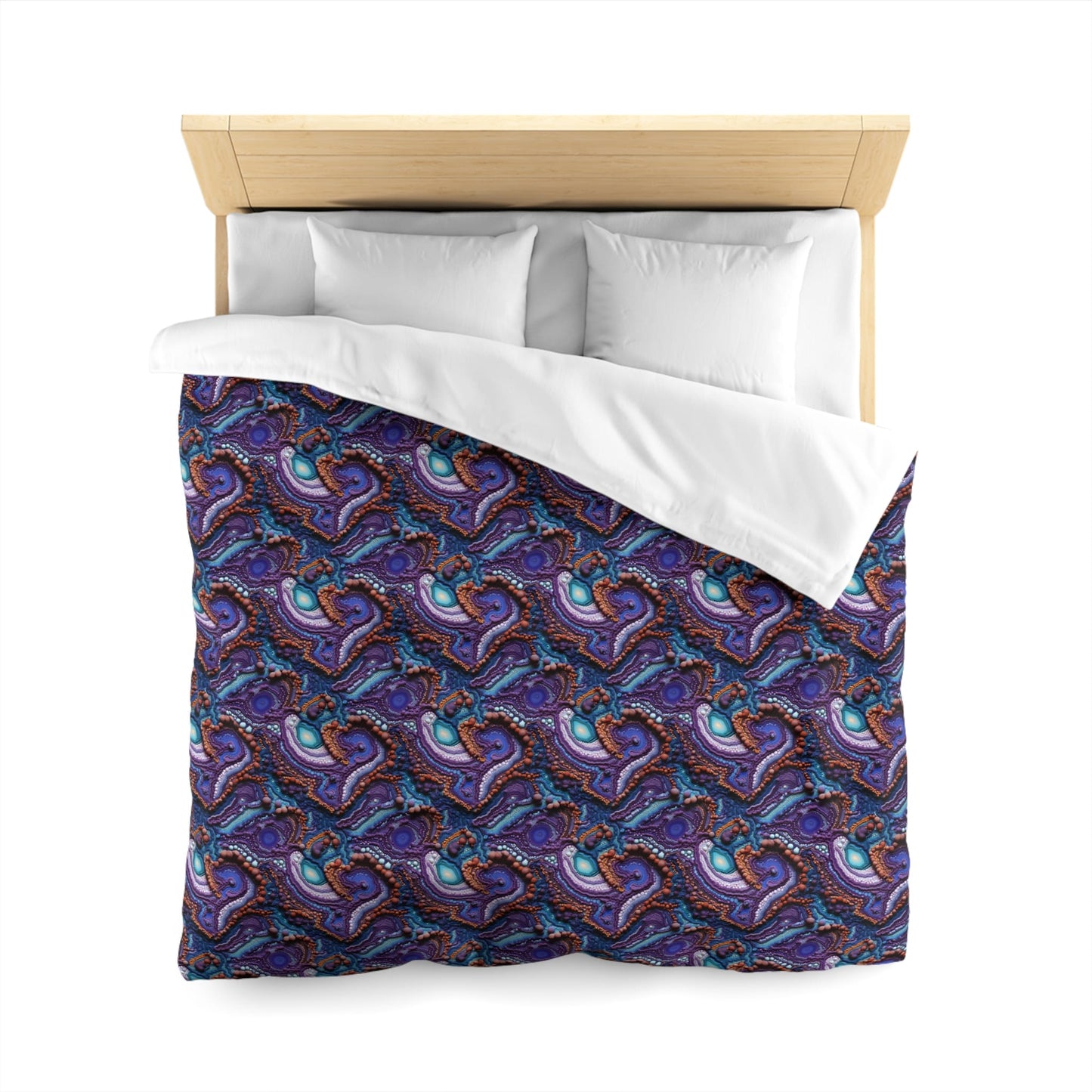 Living Stone Veins Microfiber Duvet Cover